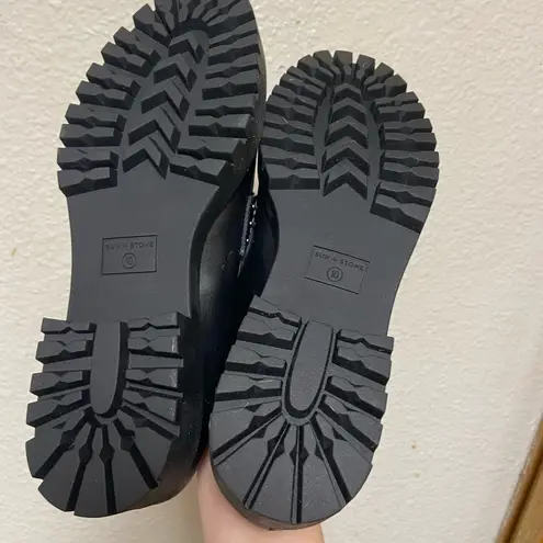 Sun + Stone Taelenn Loafer Flats SZ 10 Black