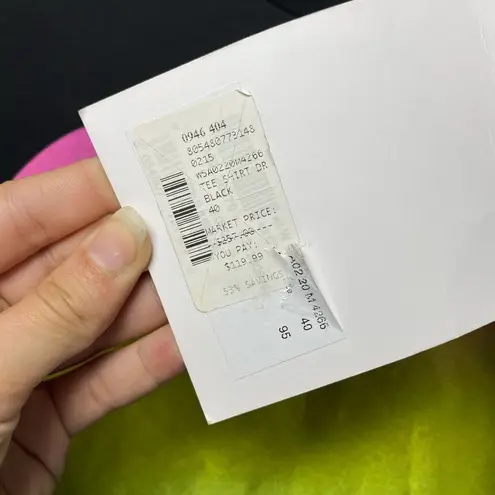 Love moschino NEW Multicolor Ombre Heart Print Mini T-Shirt Dress Black Sz 4