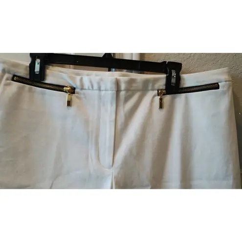 Alfani NTW slim Leg High Rise Career women’s Pants Size 16 Bright White