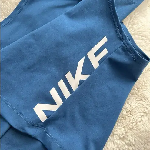 Nike  Pro Tank Top Hypercool Womens Size Small Blue Workout Yoga Gym Run