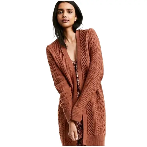 Nili Lotan x Target Cableknit Long Cardigan Sweater