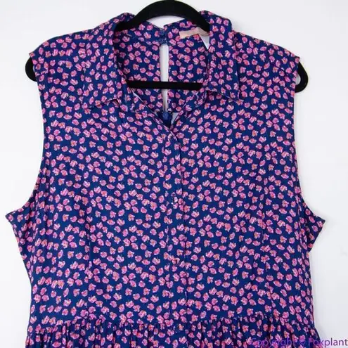 Hutch Anthropologie Button Down Floral Print Dress, XXL