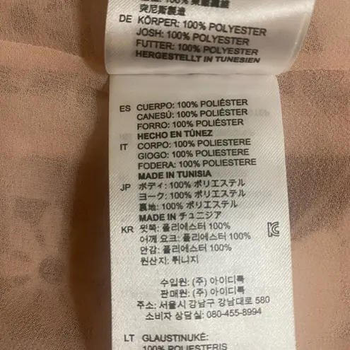 Sandro Paris Claude Nude Pink Lace
Peplum Top Size 3 (L)E10851E