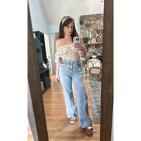 Tinseltown adorable butterfly jeans