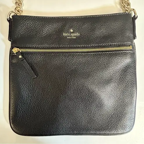 Kate Spade  Cobble Hill Ellen Black Leather Crossbody Bag