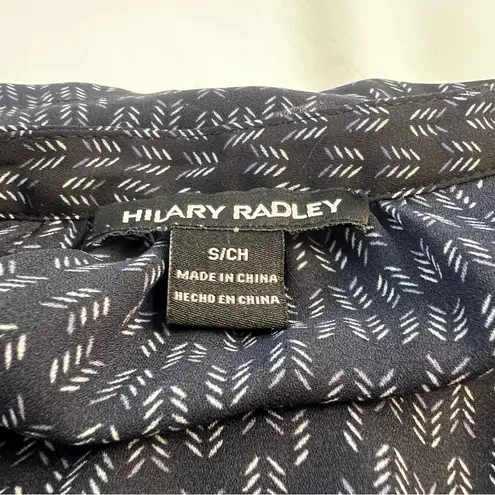 Hilary Radley Navy Patterned Dress, Size: Small