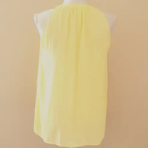 Violet+Claire  yellow halter tank size small