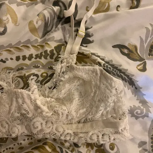 Tic Toc MD Lacey white bustier underwire bra