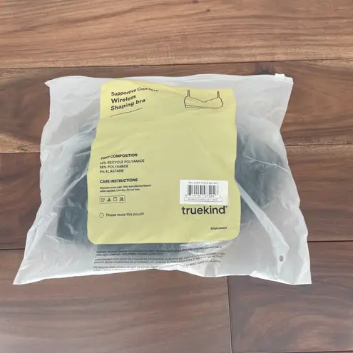 Truekind Supportive Comfort Wireless Shaping Bra Black 2XL Size undefined