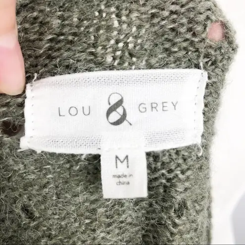 Lou & grey  On Point Waterfall Open Cardigan Sage green Size Medium