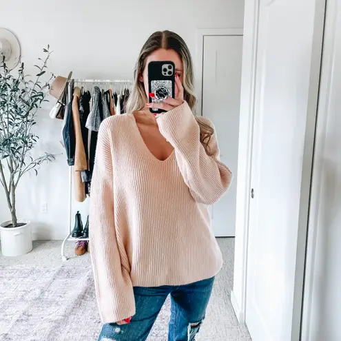 Treasure & Bond Nordstrom Light Pink Pullover Sweater