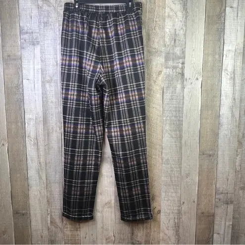 Full Tilt  Medium Pull On Multicolored Plaid Pants with Front Pockets & C…