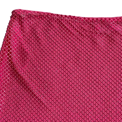 SLA The Label Pink Romi Diamante Skirt Women’s Size S Mesh Rhinestones Semisheer