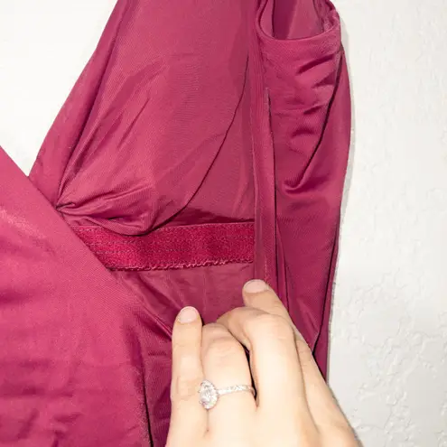 ANDIE NWT Plum Purple Santorini One Piece Swimsuit Size XL