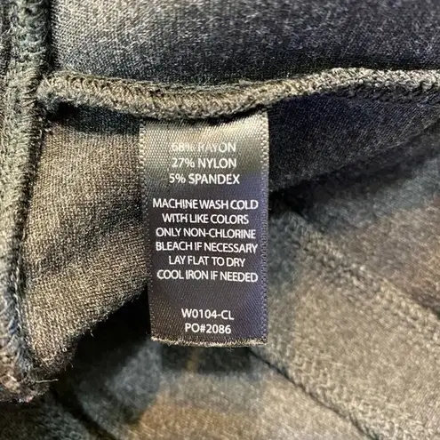 Betabrand Dress Yoga Pants 2XL Petite Gray Classic Boot Cut Office Career