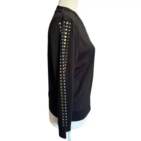 Nicki Minaj Studded Black Zip-Up Jacket Size L Streetwear Bomber