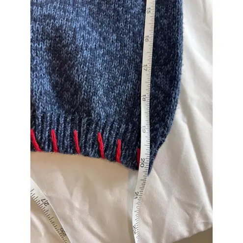 Heirloom Collectibles Patriotic Cardigan Sweater Stars Stripes Hearts Large 2002