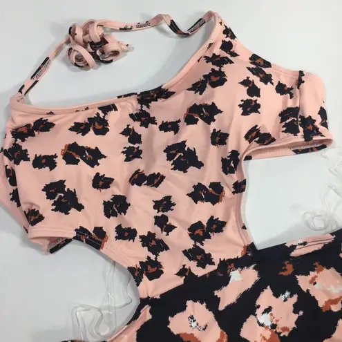 The Bikini Lab Feline Fine Cutout Swimsuit M