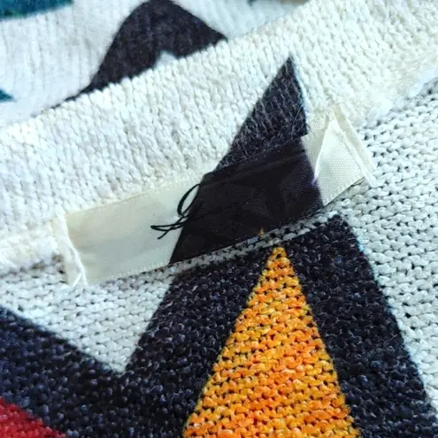 Gaze Boho Tribal Aztec Lightweight Sweater Size M