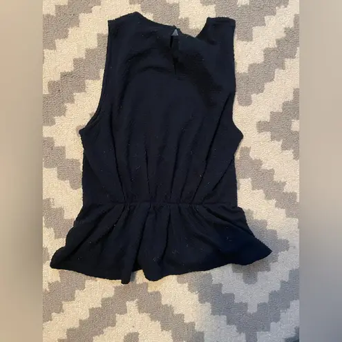 J.Crew  Navy Sleeveless Blouse