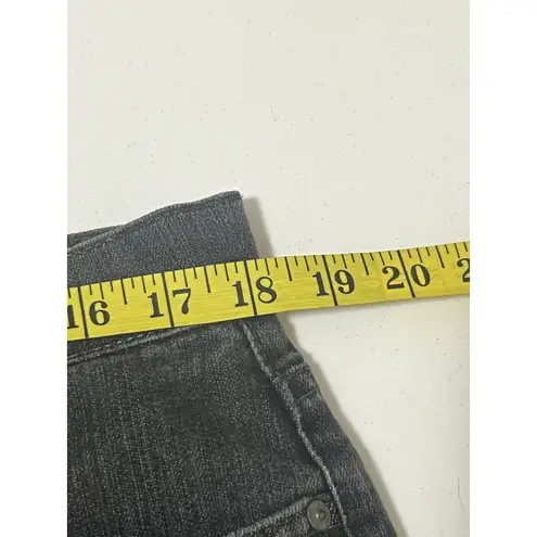 Gloria Vanderbilt Alana Bootcut Women's Black Distressed Denim Jeans Size 14