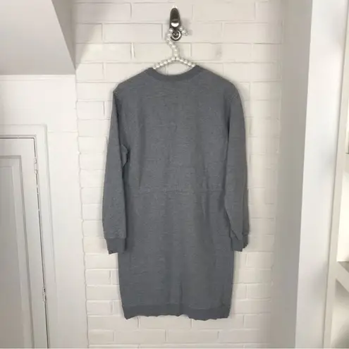 Norma Kamali Casual Grey Sweatshirt Dress Size S