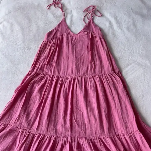 ZARA Pink Sleeveless Maxi Dress thumbnail 2