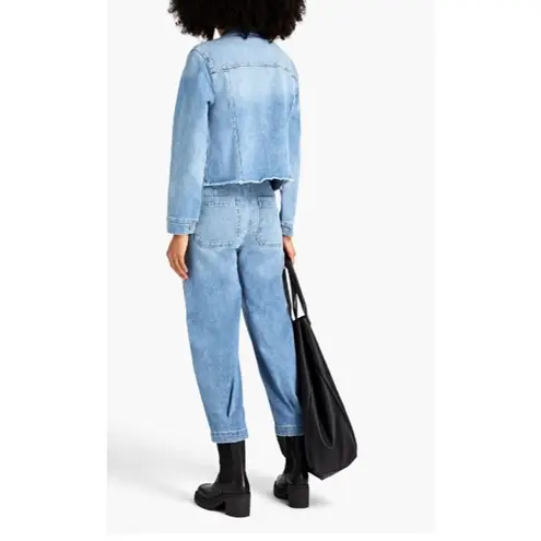 DL1961 Vika frayed denim jacket Size Large