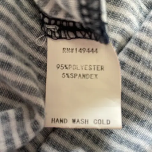 Siren Lily Maternity Striped Dress Black and White Stripe Size Small