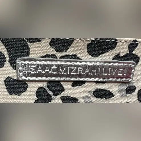 Isaac Mizrahi Live leopard print tote bag