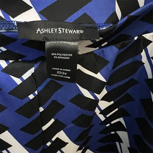 Ashley Stewart  Women's Plus Size 24 Geometric Print Pants Multicolor