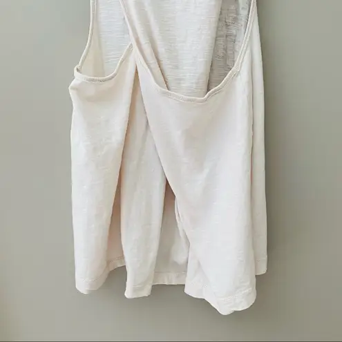 Anthropologie Pilcro by Anthro. Joshua Tree Twist-Back Tank Top Cream Sz Small - Image 11