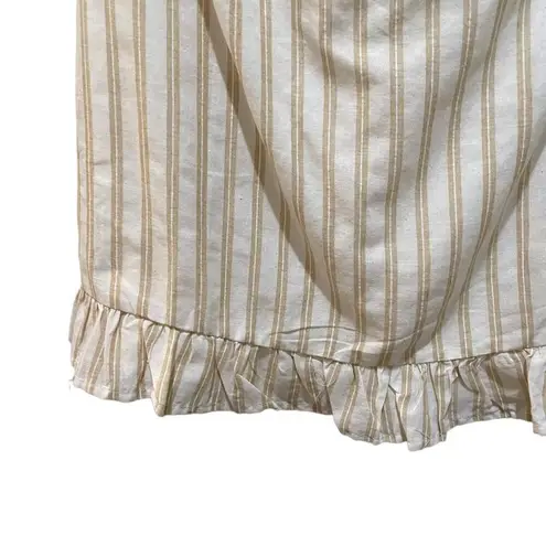 Cotton Candy La Dock of the Bay Striped Dress Yellow Size Large