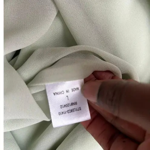 Hallelu Green Cutout Mini Dress Size Large