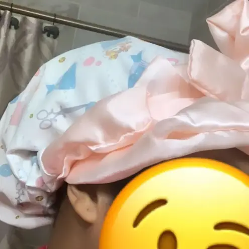 Cinderella satin lined scrub cap