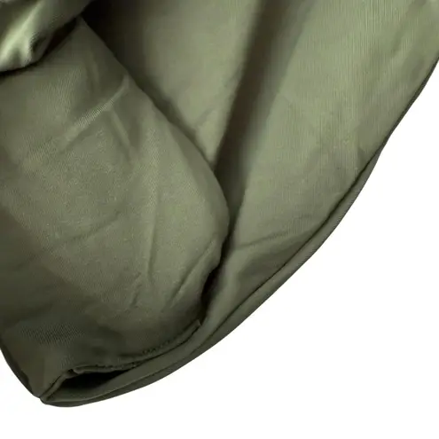 BECCA by Rebecca virtue Becca Rebecca Virtue Olive Green Twist Side Tab Hipster Bikini Swim Bottoms Sz S