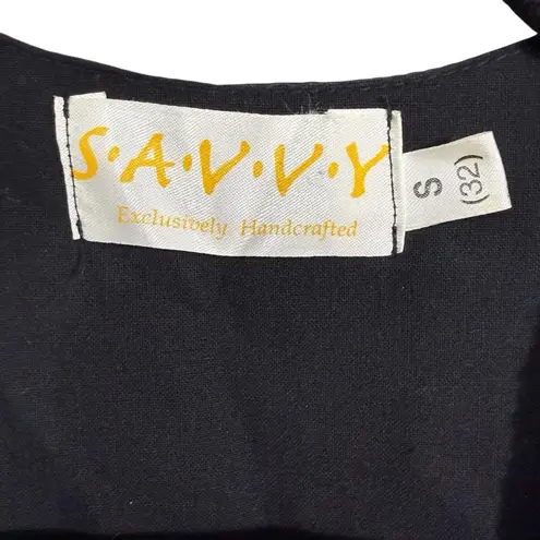 Savvy Vintage Handcrafted Sequin Christmas Vest Santa Angel Size Small