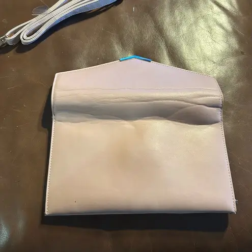 Urban Expression Urban Expressions Pink Clutch with Textured Finish and Flap Closure