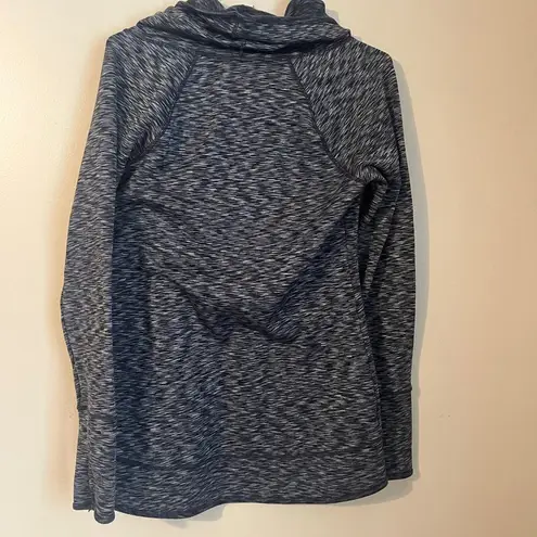 Athleta  turtleneck sweatshirt hoodie too long sleeve grey Heather xs