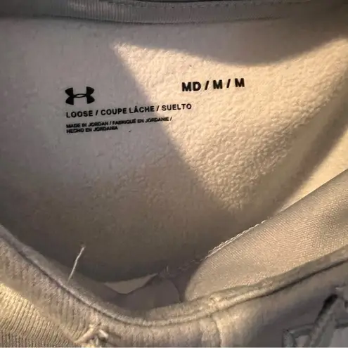 Under Armour Under Armor Ladies Hoodie in Gray/white Size Medium