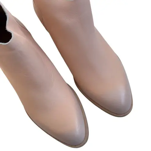 Garnet Hill Like New Leather Adelle Ankle Boots Size 8.5