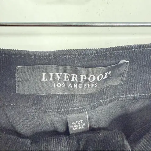 NWT Stitch Fix Liverpool Hannah Corduroy Flare Pants In Black Size 4/27