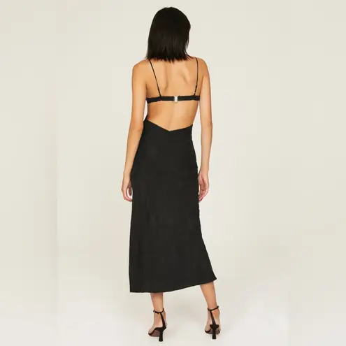 Third Form Paisley Triangle Midi Dress Black Size 4 - Image 3