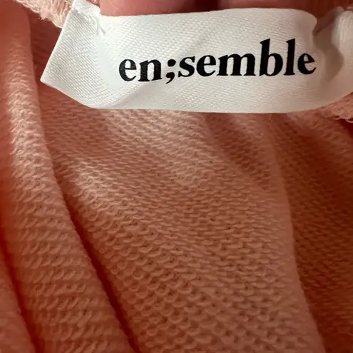 Peach 3D Flower Crop Top Orange