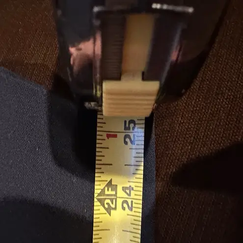 Studio Works Black Straight Wide Leg. Short Length Dress Pants Sz 12