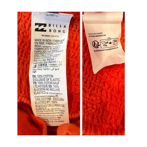 Billabong  In The Palms Maxi Skirt Size Medium