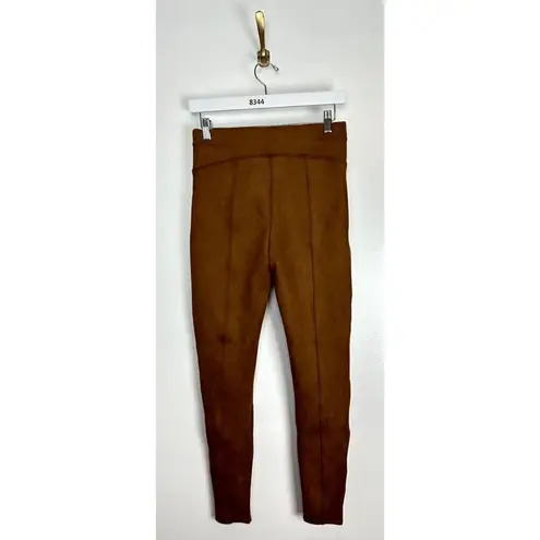 Spanx  Faux Suede Leggings in Rich Caramel Size Medium