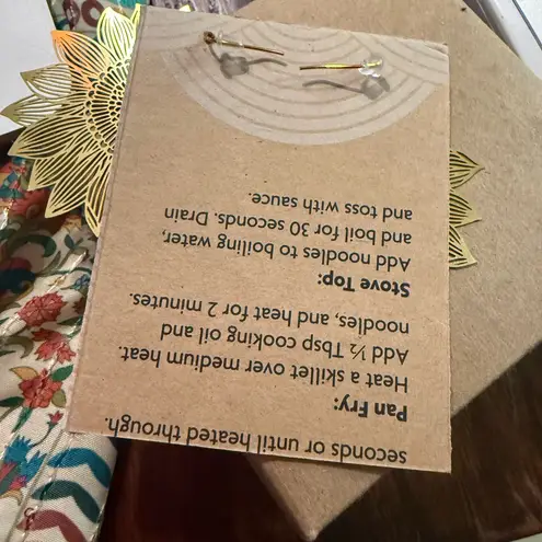 Handmade Sunflower Earrings Gold Cutout Boho Festival Statement Jewelry