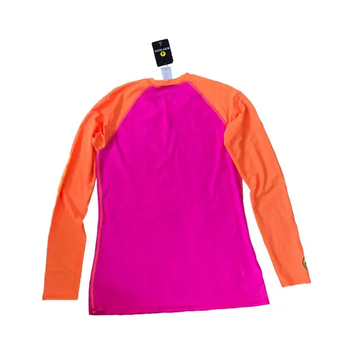 Body Glove NWT  80s Throwback Push It Rash Guard - Flamingo Pink - M