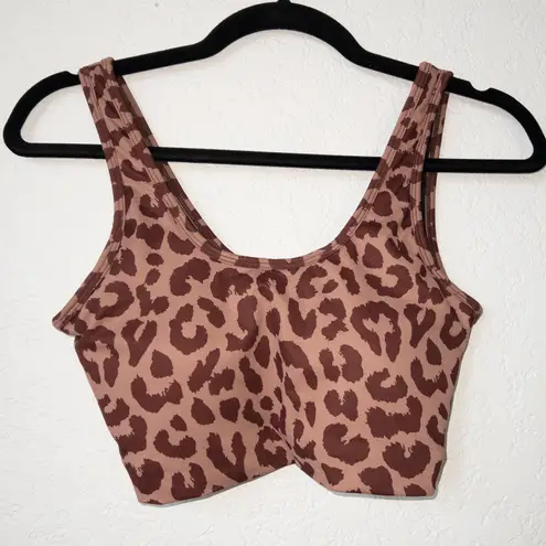 Balance Athletica New  Dusk Cheetah Print Kingdom Ascend Sports Bra Size Small